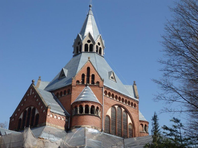 Łuska dachowa kościół
